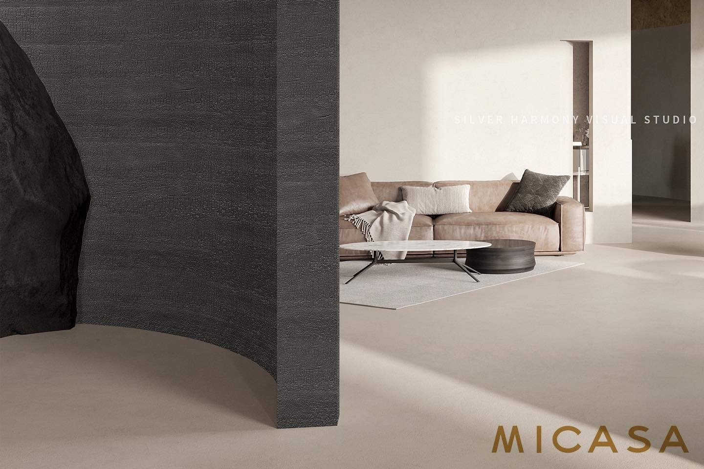 Factory Charcoal Burnt Wood Board Mcm Flexible Stone Decorative Wall Interior and Exterior Design Soft Porcelain Tiles