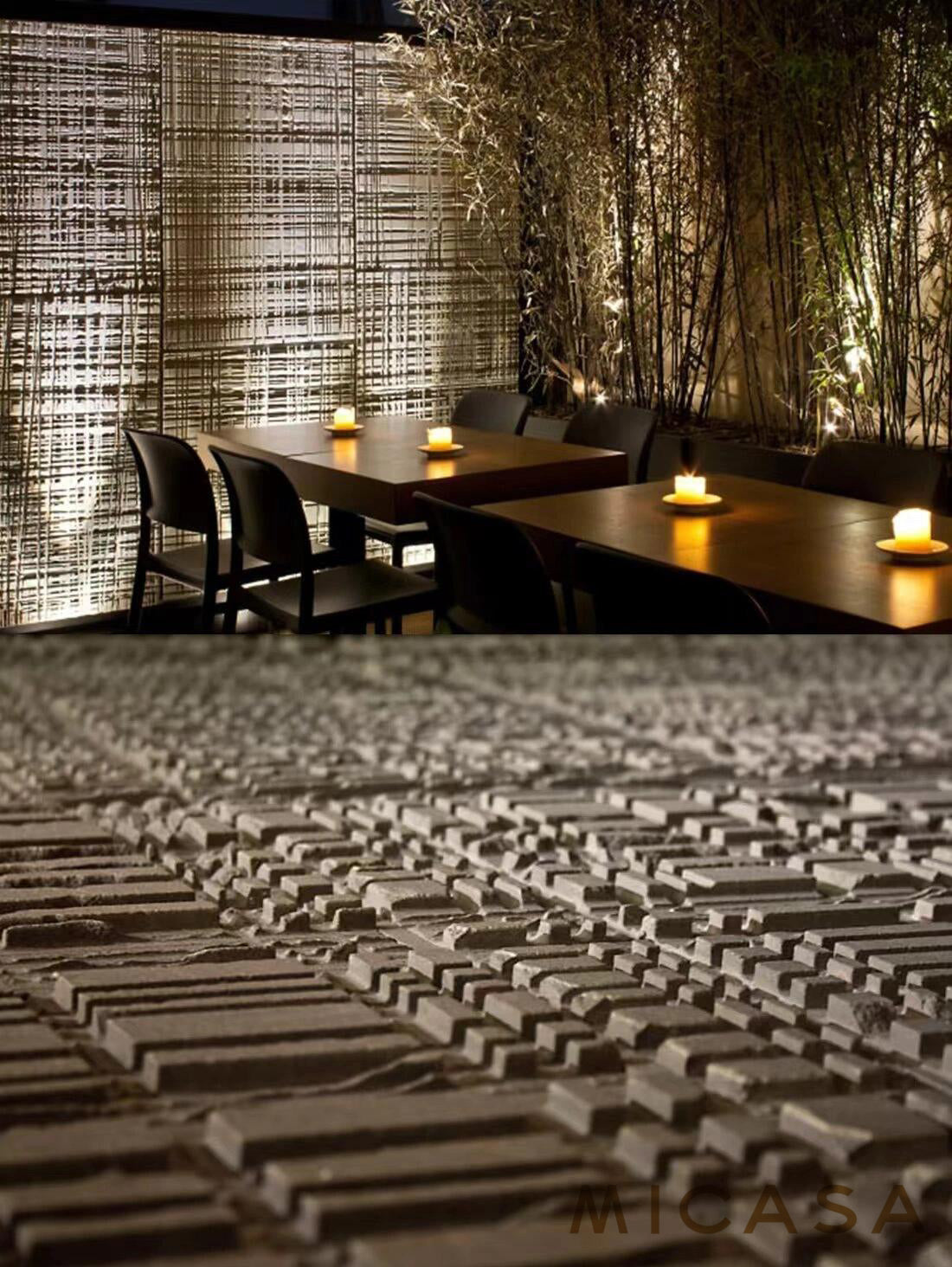 Factory Sawing Wood Board Mcm Flexible Stone Decorative Wall Interior and Exterior Design Soft Porcelain Tiles
