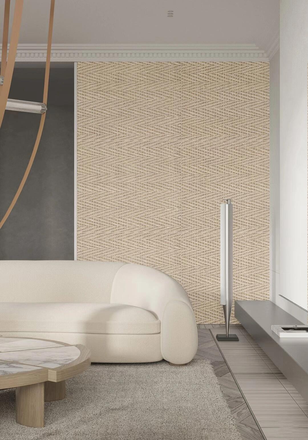 Weaving Wall Tile Waterproof and Fireproof for Interior Tv Background Wall Flexible Tiles