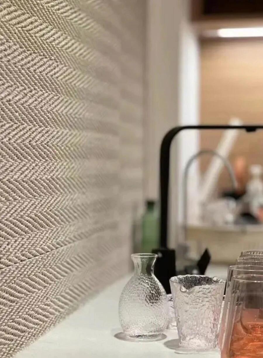 Weaving Wall Tile Waterproof and Fireproof for Interior Tv Background Wall Flexible Tiles
