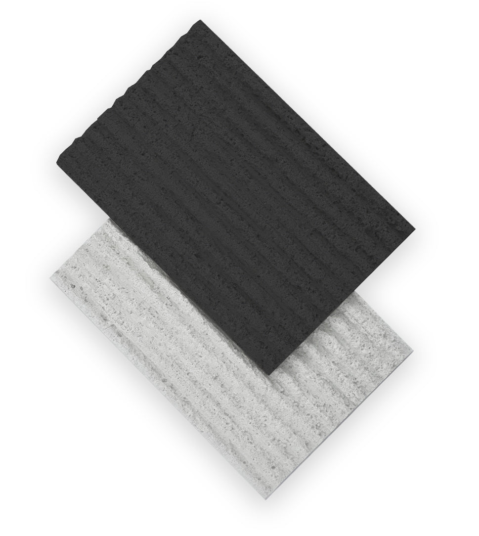 Round Line Stone Cascade Pu Stone Wall Cladding MCM Flexible stone