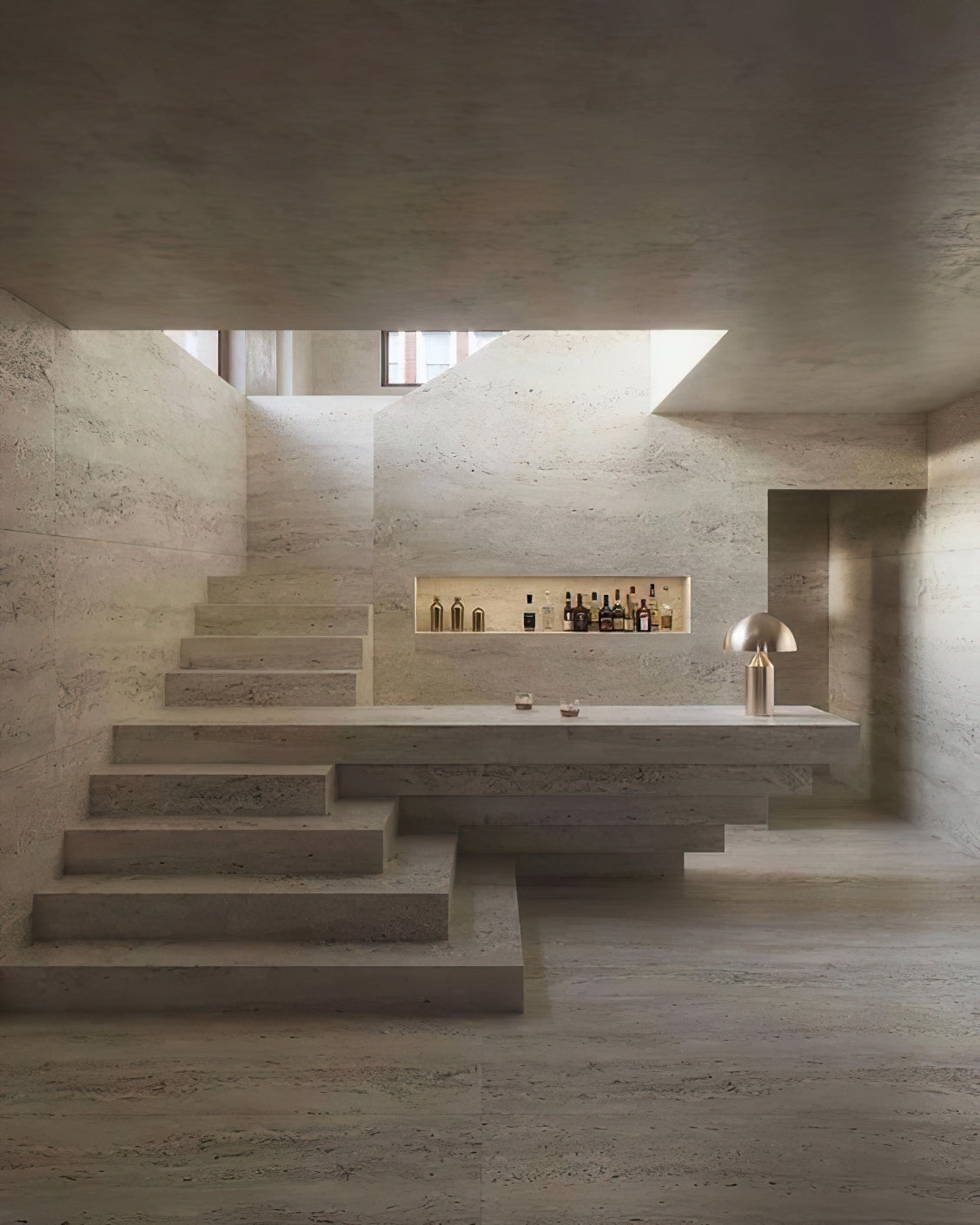 Factory Roman Huge Travertine Mcm Flexible Stone Decorative Wall Interior and Exterior Design Soft Porcelain Tiles