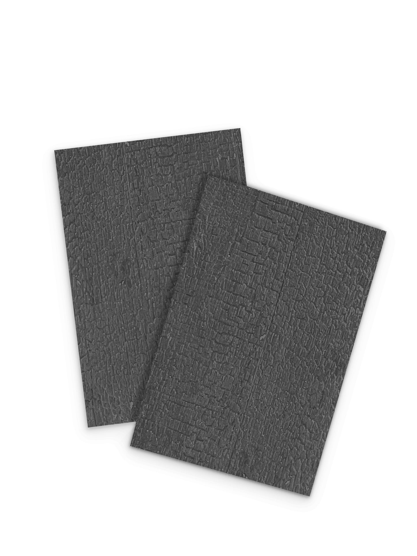 Charcoal Burnt Wood Board Flexible Stone Cascade Pu Stone Wall Cladding