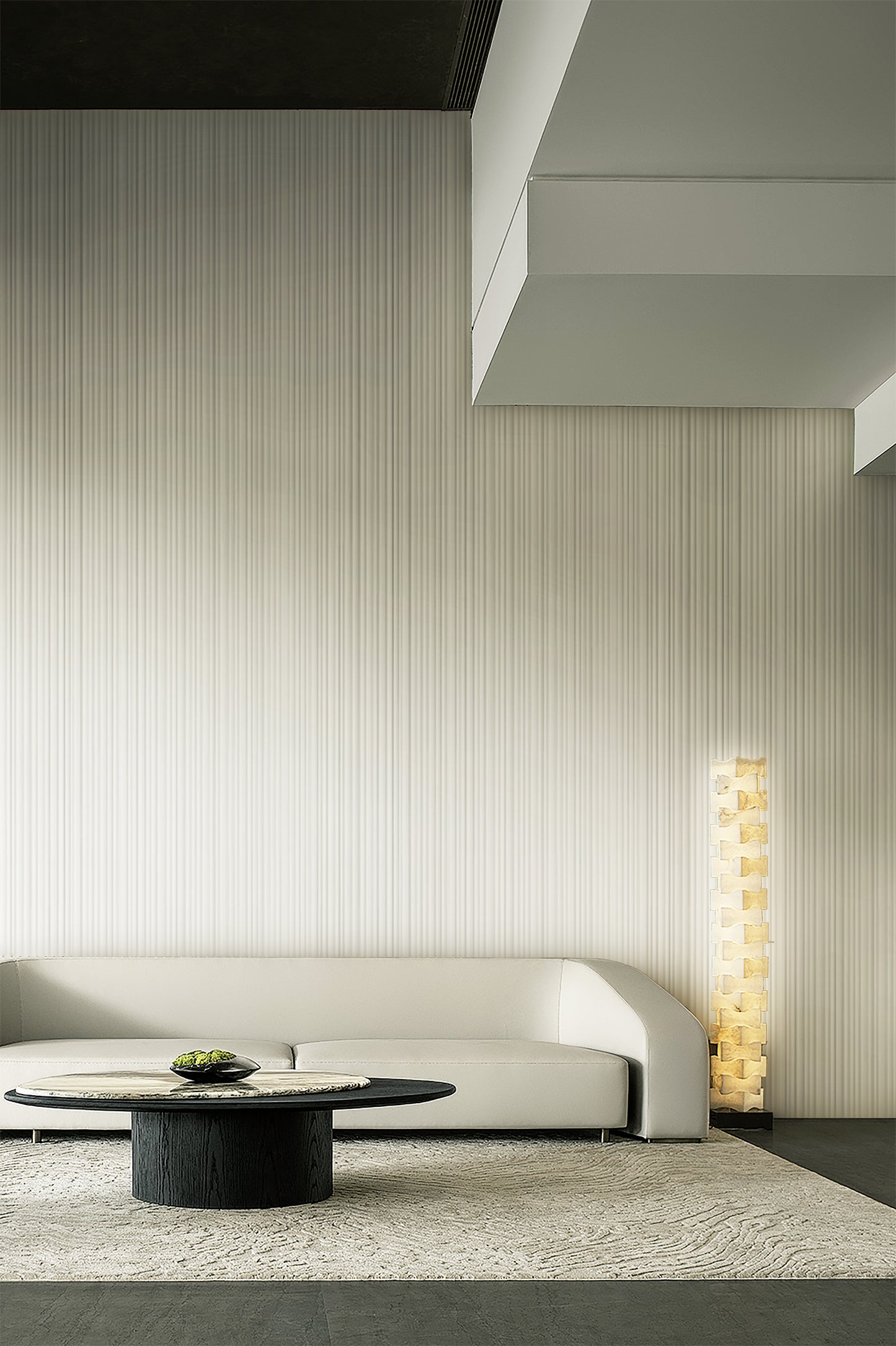 Factory Mcm Flexible Stone Round Line Stone Decorative Wall Interior and Exterior Design Soft Porcelain Tiles