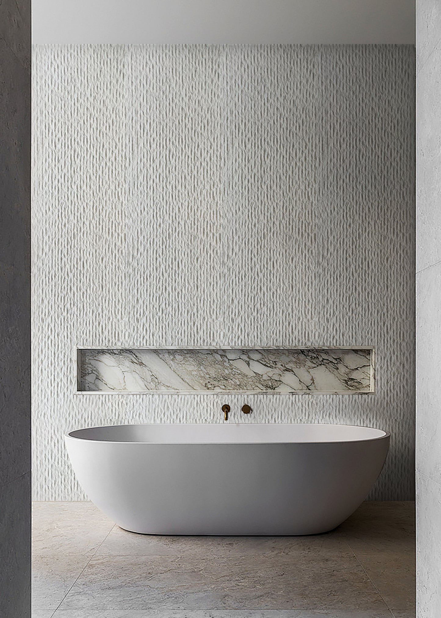 Factory Mcm Flexible Stone Round Line Stone Decorative Wall Interior and Exterior Design Soft Porcelain Tiles